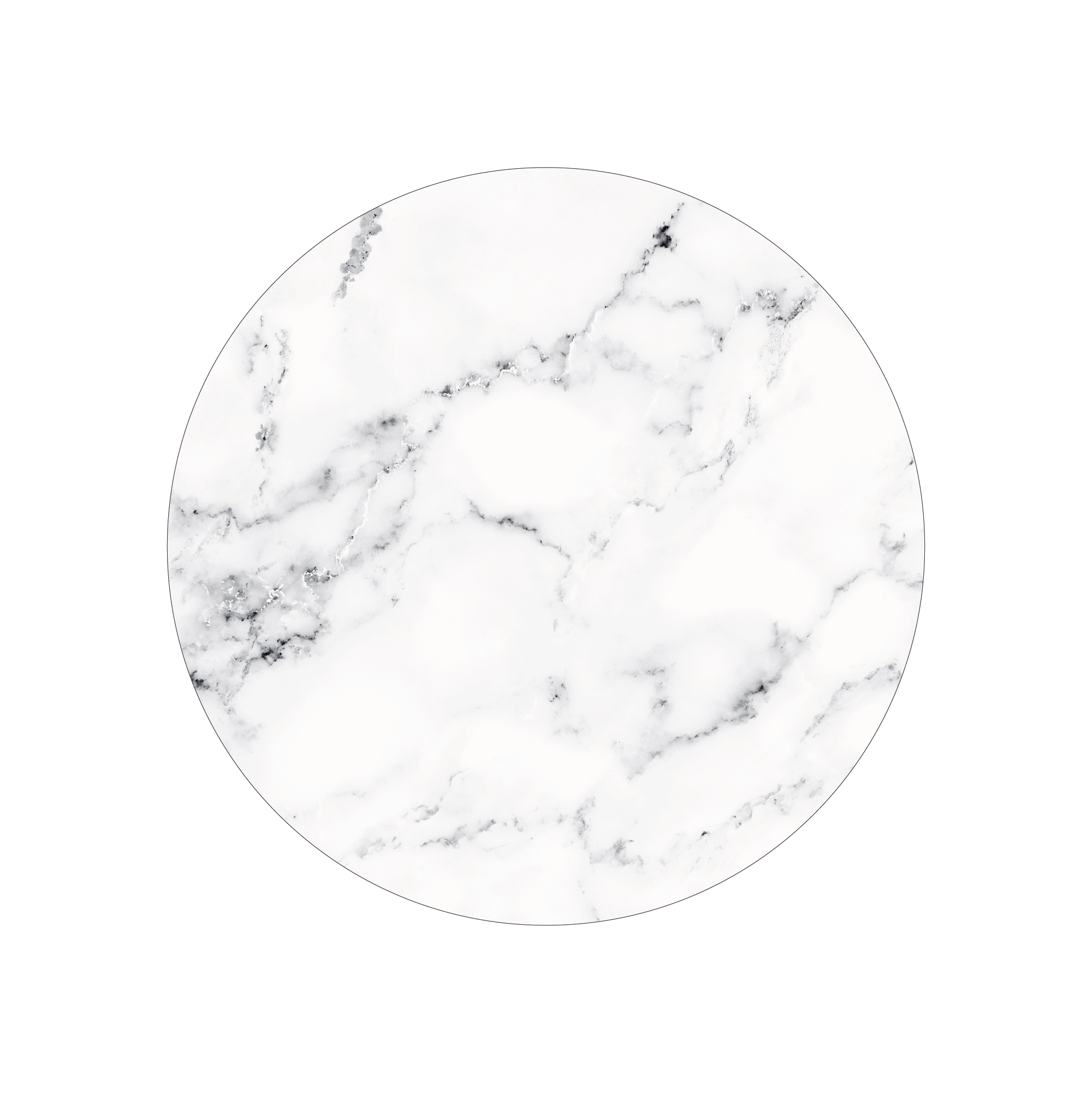 Set 6 Sottobicchieri Marmo Moderno in PVC – Design Elegante, 4 Varianti Colore - ALKYMIA