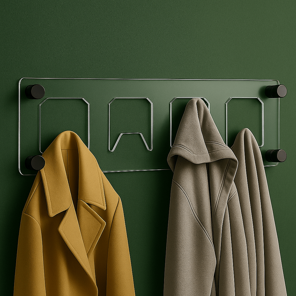Appendiabiti da Parete in Plexiglass – Design Elegante e Moderno - ALKYMIA